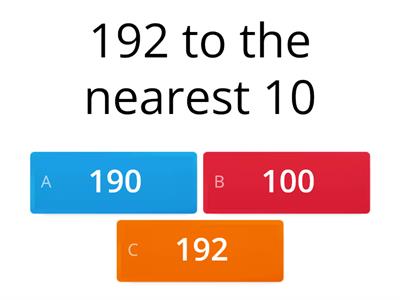 Rounding numbers