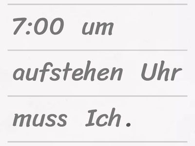 Trennbare Verben mit Modalverben 