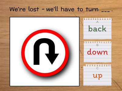 Phrasal Verb - to turn 