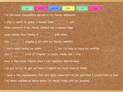 English File C1 1A Phrases with HAVE