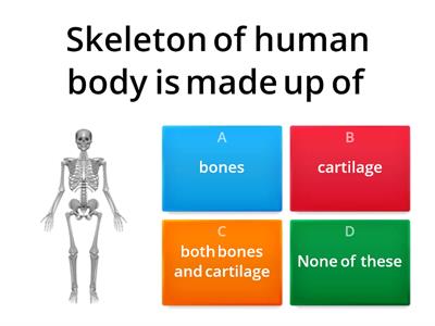  Science Body Movements qiuz  