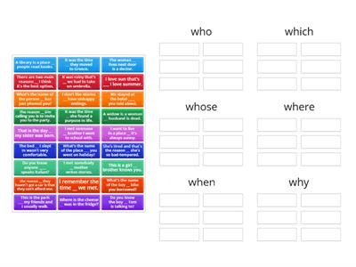 Relative Pronouns_who, which, whose, when, where, why