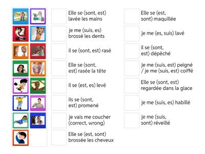 les verbes réfléchis ( reflexive verbs) passe compose