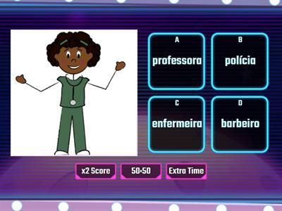 profissões reception