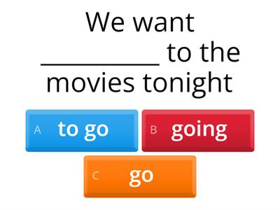 verb pattern: verb +infinitive