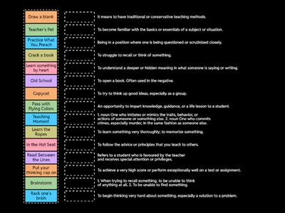 Idioms for Teachers 1