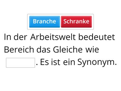  Netzwerk B1 Wortschatz Kap. 4 - Branchen und Jobsuche