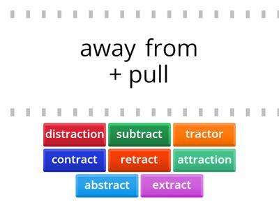 Root Words -Tract-
