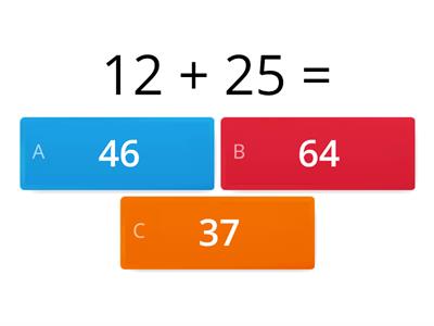 Addition of 2-digits without regrouping