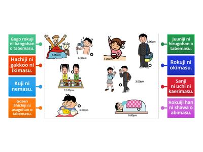 Japanese daily routine