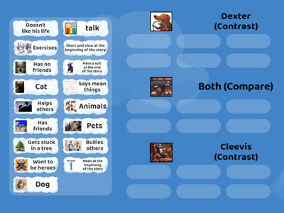 Journeys Lesson 11: Dex, The Heart of a Hero Comprehension Day 2 (Compare and Contrast)