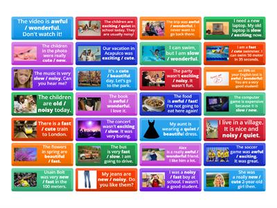 Adjectives - Evolve 1 - Unit 10