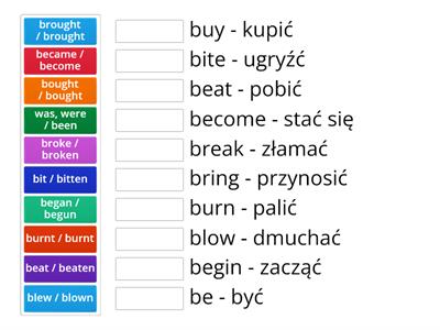 Pearson REP 8 - Irregular verbs 1