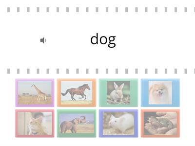 малыши- лексика животные