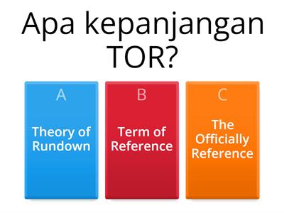 TOR dan Proposal Lakmud Rejotangan