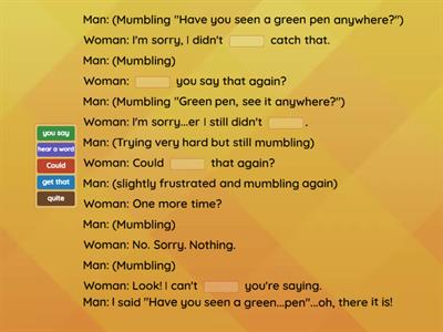 Asking for repetition Impact2