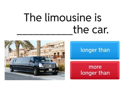 Comparative and superlative