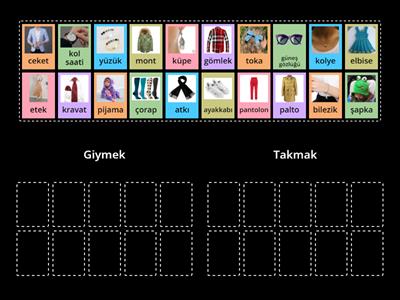 Giymek vs Takmak