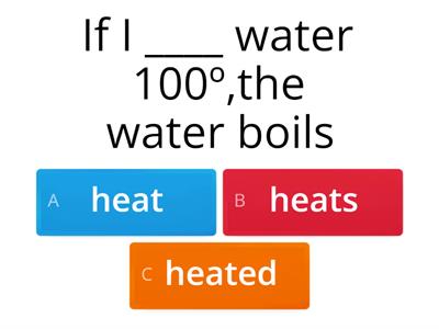 Zero,First, Second Conditionals