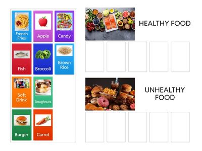 Match the food to it's correct food group