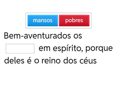 Complete com a palavra correta 