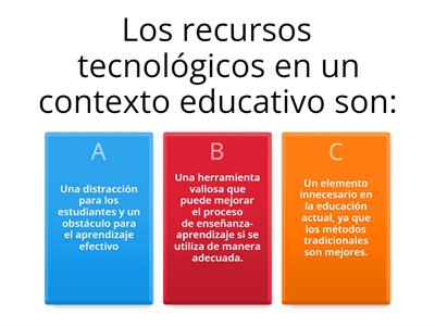 EVALUACIÓN DEL USO  DE LA TECNOLOGÍA EN LA EDUCACIÓN