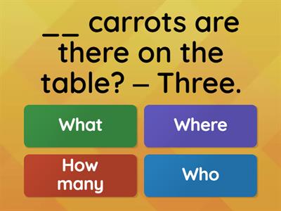 Who, what, where, how many