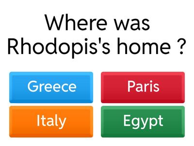 The Egyptian Cinderella 