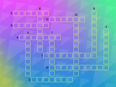 Countries and Nationalities - crossword