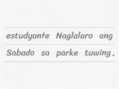 Tagalog sentence constructions!