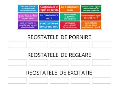 REOSTATE DE PORNIRE, DE REGLARE ȘI DE EXCITAȚIE 