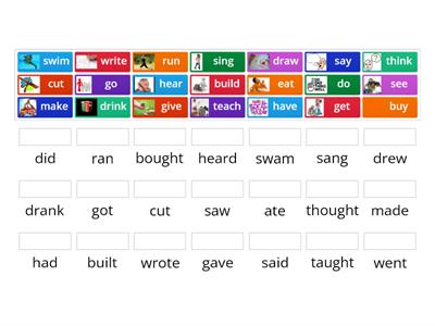  Past Simple Irregular Verbs