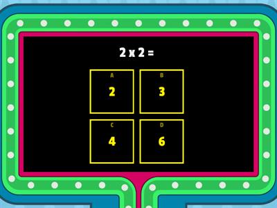 Multiplication and Division (2, 5, 10), Multiplication (3, 4)