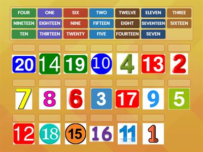 Where are the numbers?