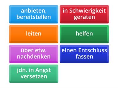 Nomen-Verb-Verbindungen. Sagt anders. 