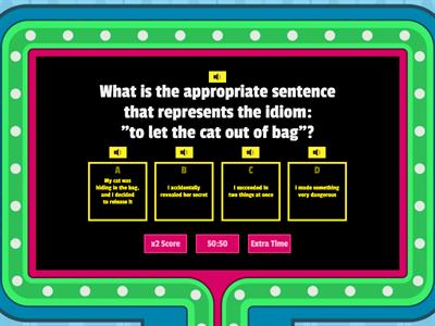 Idioms game