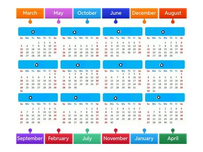 Months of the year