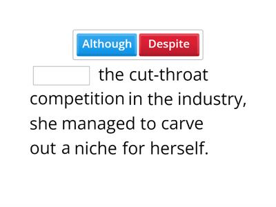 Despite / Although (SpeakOutB2+)