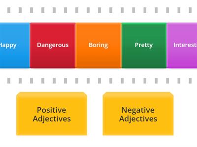 Positive and Negative Adjectives