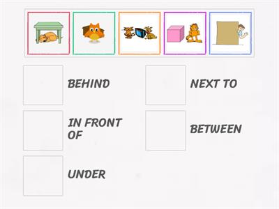 Prepositions of place