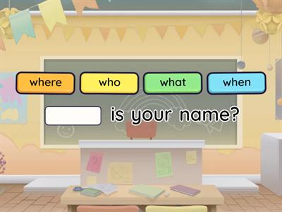 WH QUESTIONS PRACTICE (A1 ENGLISH LEVEL)