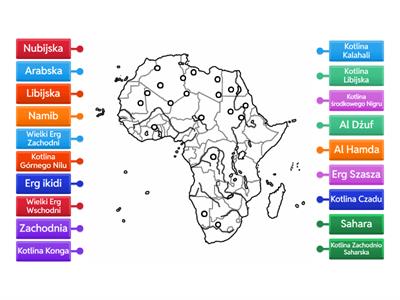 Afryka Pustynie i Kotliny