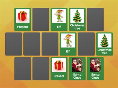 Christmas memory game Kinder