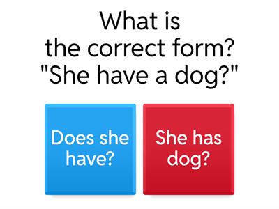 Choose the correct option!