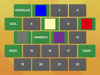 Jogo da memória - cores