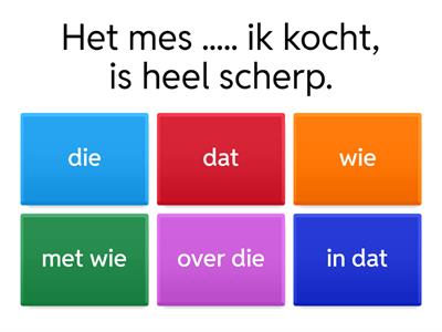 B1 Relatieve bijzin - 1