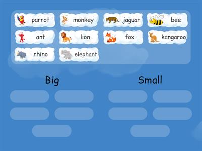 Big/Small (animals)