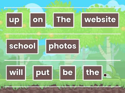 put the words in order