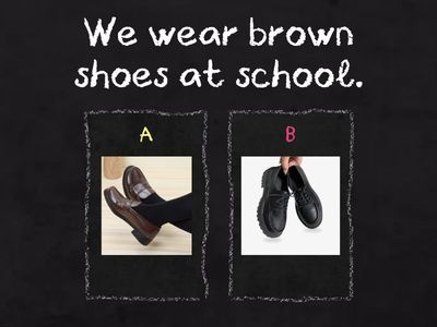 School uniforms (GG2, Unit 1)