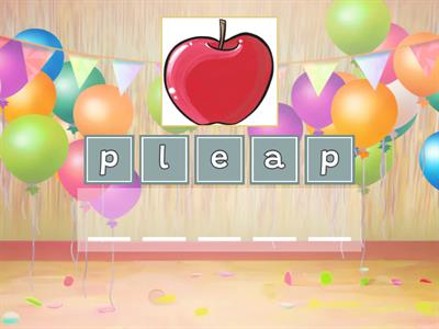  KB1 U12 party time anagram